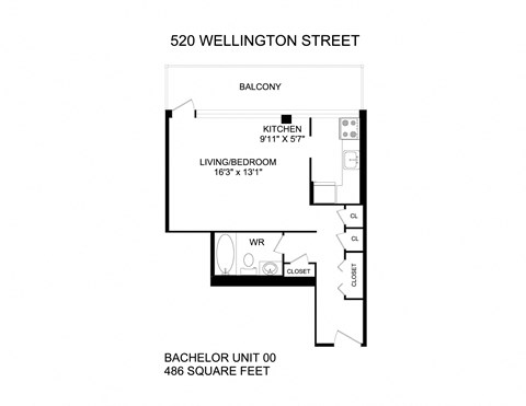 520 Wellington Street Studio-4 Beds Apartment for Rent - Photo Gallery 24